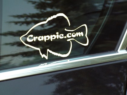 Crappie Reaper Fishing Sticker